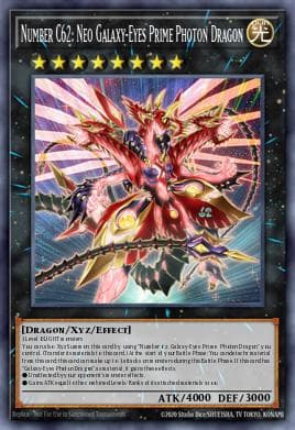 Number C62: Neo Galaxy-Eyes Prime Photon Dragon