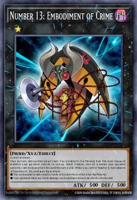 Number 13: Embodiment of Crime